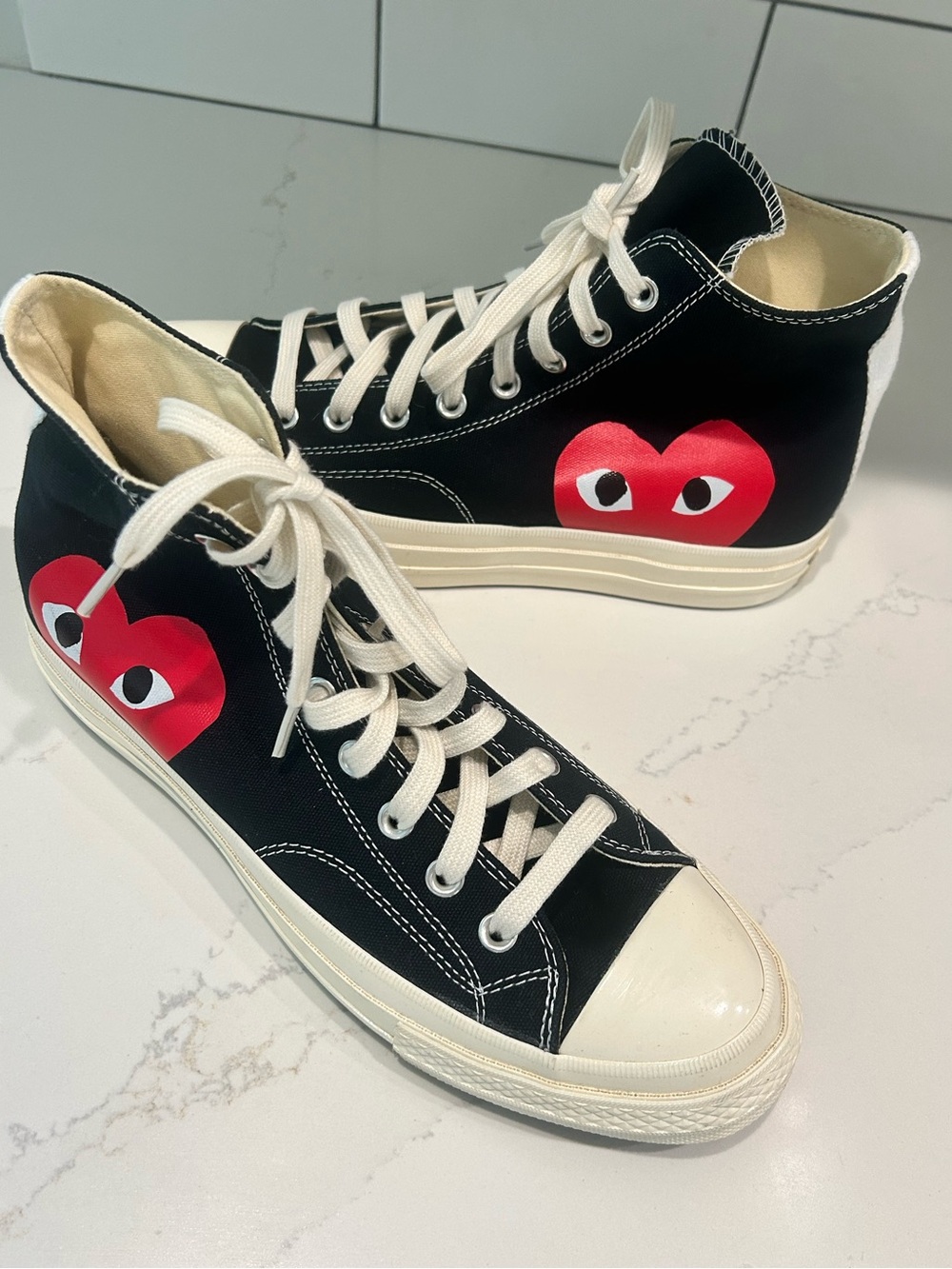 Comme des Garçons Play x Converse Chuck 70 High sneakers